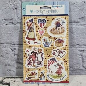 American Greetings Stickety Doo‎ Da Holly Hobbie Scrapbooking Stickers 2 Sheets